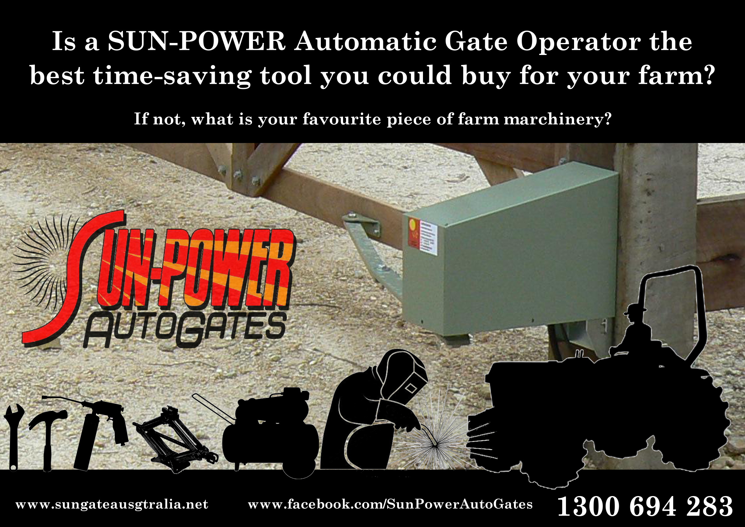 Is a SUN-POWER Auto Gate Kit the best time-saving tool you will ever have on your farm