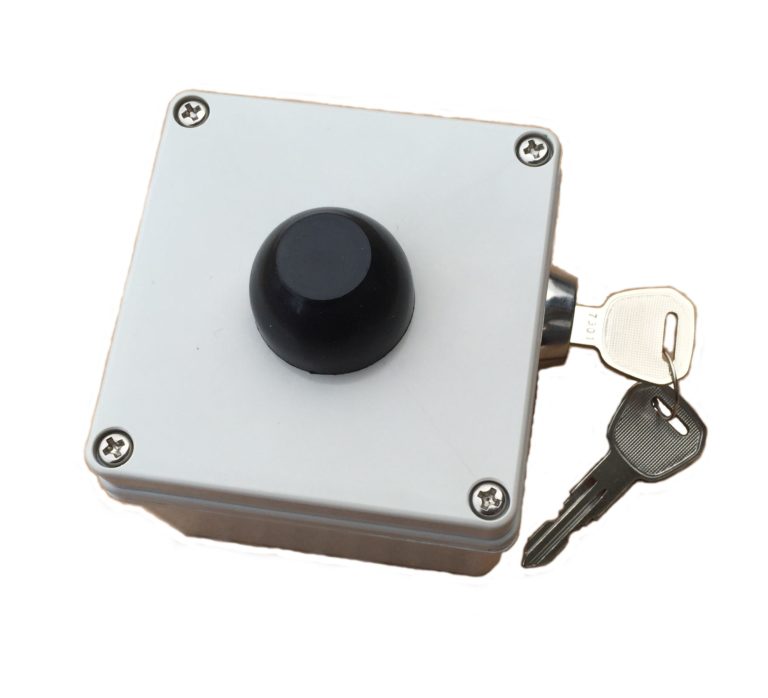 Radio Push Button w/ 2 Position Key Switch Sungate Australia